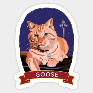 Goose - Cats of Cinema Sticker